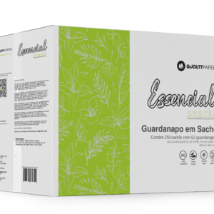 Essencial Snacks Napkins in Sachet - Box of 250 (20.5x28 cm)